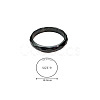 Synthetic Hematite Plain Band Rings BK4832-11-1