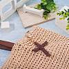 Cotton Cord Cross Keychains AJEW-TAC0031-03B-6