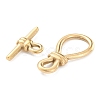 PVD Vacuum Plating 304 Stainless Steel Toggle Clasps X-STAS-B020-09G-1