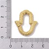 Rack Plating Brass Micro Pave Cubic Zirconia Twister Clasps KK-NH0002-07G-02-3