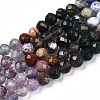 Natural & Synthetic Mixed Gemstone Beads Strands G-D080-A01-01-13-4