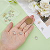 16Pcs 8 Style Brass Micro Pave Cubic Zirconia Charms ZIRC-DC0001-25-3