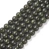 Natural Serpentine/Green Lace Stone Beads Strands G-S259-15-10mm-1-1