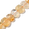 Natural Citrine Beads Strands G-O052-03-2