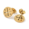 Golden 304 Stainless Steel Stud Earrings for Women EJEW-E294-01G-05-2