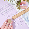 100Pcs Aluminum Beads ALUM-CP0001-01-3