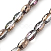 Electroplate Transparent Glass Beads Strands EGLA-M032-02A-FR-1