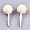 Handmade Polymer Clay 3D Lollipop Beads X-CLAY-T016-82F-2
