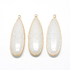 Natural White Jade Big Pendants X-G-Q502-04-1