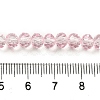 Transparent Baking Paint Glass Beads Strands DGLA-A034-T6mm-D04-4