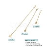 3Pcs 3 Styles Brass Lobster Claw Clasps FIND-JF00130-02-1