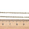 PVD Vacuum Plating 304 Stainless Steel Cable Chain Necklaces STAS-M174-025G-3