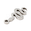 Non-Tarnish 201 Stainless Steel Pendants STAS-E015-17P-3
