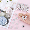 Gorgecraft 50Pcs 1-Hole Cloth Buttons DIY-GF0008-50A-3