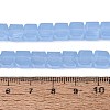 Imitation Jade Glass Beads Strands GLAA-R041-8x8mm-B06-4