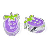 Transparent Acrylic Enamel Beads TACR-N012-004B-3