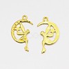 Zinc Alloy Fairy Sprite Charms X-PALLOY-A18526-G-FF-1