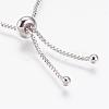 Long-Lasting Plated Adjustable Brass Slider Bracelets BJEW-P165-13A-4