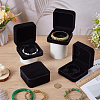 Square Velvet Bracelet Display Boxes CON-WH0095-134A-4