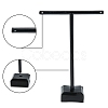 T Bar Organic Glass Earring Display Stand X-EDIS-G001-02-4