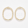 Brass Open Back Bezel Pendants X-KK-S350-404-1
