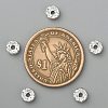 Brass Grade A Crystal Rhinestone Spacer Beads RB-A006-6MM-S-4
