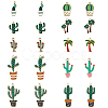 40Pcs 10 Styles Alloy Enamel Pendants ENAM-HY0001-31-1