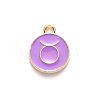 Alloy Enamel Pendants X-ENAM-S124-01B-01C-2