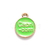 Alloy Enamel Pendants ENAM-S124-01A-06E-3