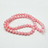 Natural Mashan Jade Round Beads Strands X-G-D263-8mm-XS02-5