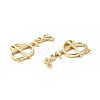 Eco-Friendly Rack Plating Brass Pendants LS-KK-F845-09G-2