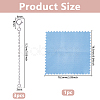 3Pcs 925 Sterling Silver Cable Chain Extender STER-DC0002-02P-2