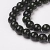 Synthetic Green Goldstone Beads Strands X-G-D169-02-8mm-2