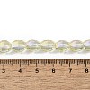 Electroplate Glass Beads Strands EGLA-L045-H-HR01-4