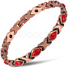 Zinc Alloy & Synthetic Turquoise  Link Chain Bracelets FS-WGDAAA9-05-1
