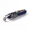 Natural Lapis Lazuli Dyed Big Pointed Pendants G-H281-02E-4