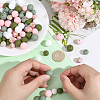 100Pcs Silicone Beads SIL-PA0001-39A-4