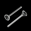 Resin Stud Earring Findings X1-FIND-H046-06-3