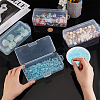 10Pcs Transparent Plastic Storage Boxes CON-BC0007-78A-3
