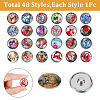 SUNNYCLUE Alloy Jewelry Snap Buttons BUTT-SC0001-02B-3