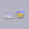Transparent Electroplate Glass Beads GLAA-P037-02A-AB04-2
