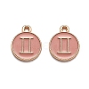 Alloy Enamel Pendants ENAM-S124-01B-11I-1