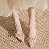 4Pcs 2 Colors Alloy Crystal Rhinestone Wedding Shoe Decorations FIND-CP0001-41A-5
