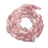 Natural Madagascar Rose Quartz Beads Strands G-I389-A03-3