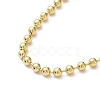 Rack Plating Brass Ball Chain Bracelets for Women BJEW-G676-01A-G-2