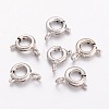 Brass Spring Ring Clasps EC095-NF-1