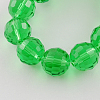 Transparent Glass Bead Strands GLAA-R095-8mm-M-2