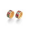 Alloy Enamel Beads PALLOY-P285-01A-02-2