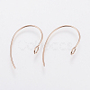Ion Plating(IP) 304 Stainless Steel Earring Hooks X-STAS-F148-05RG-1