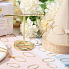 60Pcs 3 Styles Brass Linking Rings KK-GL0001-03-5